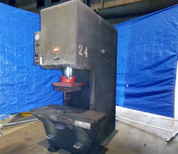 Photo #105 of FABRICATION & METALWORKING MACHINERY SALE - OVER 100 MACHINES! METAL FABRICATION, CUT-TO-LENGTH LINE, ROLL FORMING, SHEARS, BRAKES, PRESSES - STRAIGHT SIDE/COMPACTION/DOUBLE CRANK/OBI/WHEEL/C-FRAME, ROLLS, SAWS, GRINDERS, MILLS -