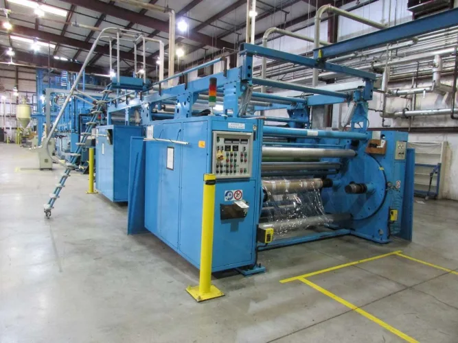 Photo #5 of BIAXIAL MONOLAYER POLYPROPYLENE ANNEALED BLOWN FILM EXTRUSION LINE