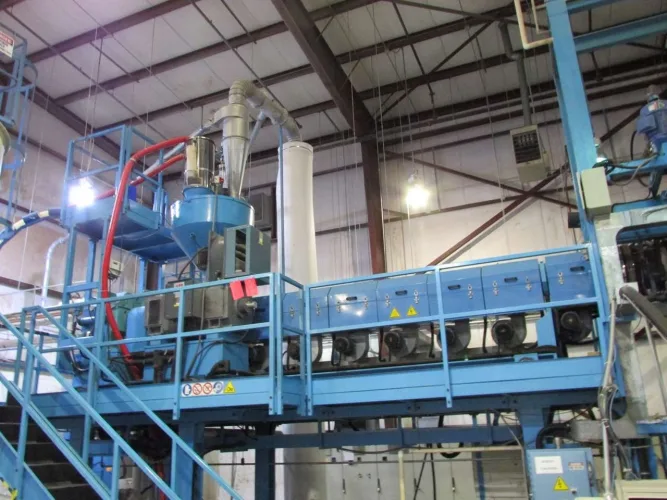Photo #8 of BIAXIAL MONOLAYER POLYPROPYLENE ANNEALED BLOWN FILM EXTRUSION LINE