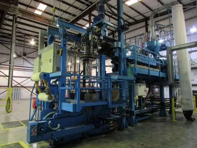 Photo #27 of BIAXIAL MONOLAYER POLYPROPYLENE ANNEALED BLOWN FILM EXTRUSION LINE