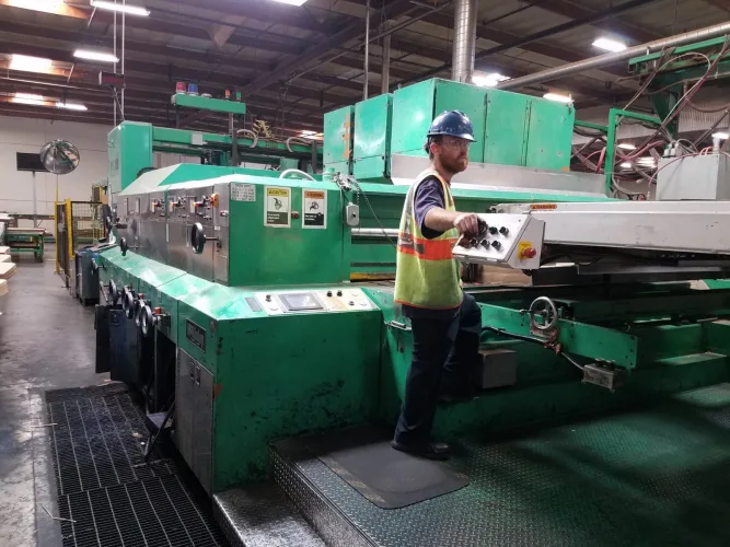 Photo #16 of MONTEBELLO CONTAINER COMPANY - SANTA FE SPRINGS, CA | CONVERTING FACILITY FEATURING 66" MCKINLEY FLEXO GLUER, 50" ISOWA FOLDER GLUER, 37" LANGSTON FLEXO GLUER AND BOBST 43" X 63" DIE CUTTER