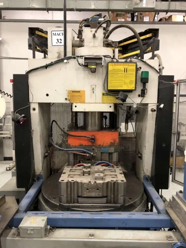Photo #7 of 2-DAY AUCTION - DAY #1 | PANCON CORPORATION - TEMECULA, CA (PLASTIC INJECTION MOLDING) - ENGEL VERTICAL ROTARY INJECTION MOLDERS CONFIGURED AS PRODUCTION CELLS, HORIZONTAL INJECTION MOLDERS, HOPPERS, DRYERS, TEMPERATURE CONTROLLERS, GRANULATORS &