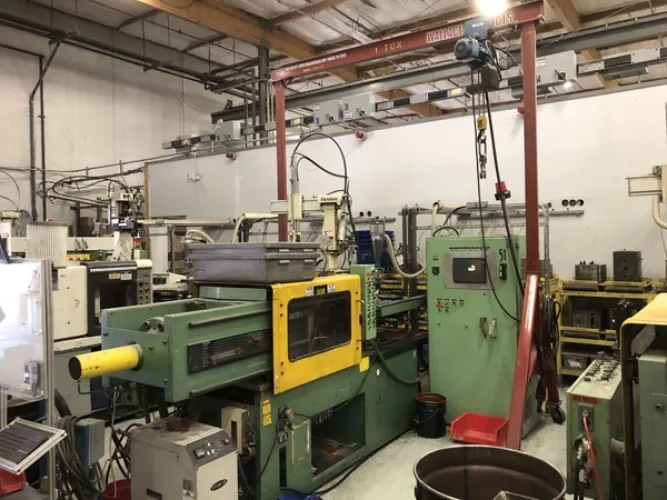 Photo #31 of 2-DAY AUCTION - DAY #1 | PANCON CORPORATION - TEMECULA, CA (PLASTIC INJECTION MOLDING) - ENGEL VERTICAL ROTARY INJECTION MOLDERS CONFIGURED AS PRODUCTION CELLS, HORIZONTAL INJECTION MOLDERS, HOPPERS, DRYERS, TEMPERATURE CONTROLLERS, GRANULATORS &