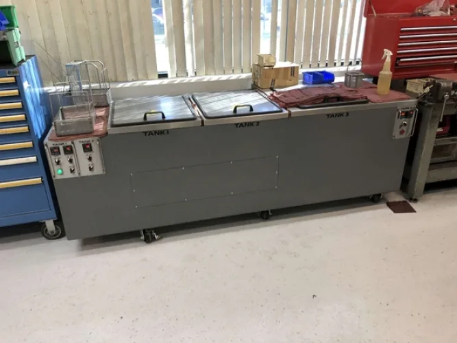 Photo #48 of 2-DAY AUCTION - DAY #1 | PANCON CORPORATION - TEMECULA, CA (PLASTIC INJECTION MOLDING) - ENGEL VERTICAL ROTARY INJECTION MOLDERS CONFIGURED AS PRODUCTION CELLS, HORIZONTAL INJECTION MOLDERS, HOPPERS, DRYERS, TEMPERATURE CONTROLLERS, GRANULATORS &