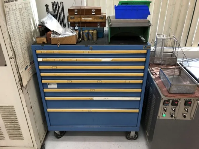 Photo #62 of 2-DAY AUCTION - DAY #1 | PANCON CORPORATION - TEMECULA, CA (PLASTIC INJECTION MOLDING) - ENGEL VERTICAL ROTARY INJECTION MOLDERS CONFIGURED AS PRODUCTION CELLS, HORIZONTAL INJECTION MOLDERS, HOPPERS, DRYERS, TEMPERATURE CONTROLLERS, GRANULATORS &