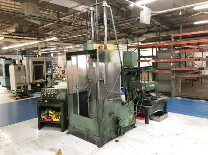 Photo #124 of 2-DAY AUCTION - DAY #1 | PANCON CORPORATION - TEMECULA, CA (PLASTIC INJECTION MOLDING) - ENGEL VERTICAL ROTARY INJECTION MOLDERS CONFIGURED AS PRODUCTION CELLS, HORIZONTAL INJECTION MOLDERS, HOPPERS, DRYERS, TEMPERATURE CONTROLLERS, GRANULATORS &