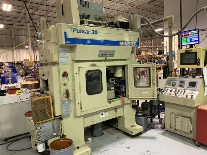 Photo #1 of 2-DAY SALE - DAY #2 | PANCON CORPORATION - EAST TAUNTON, MA (METAL STAMPING) - MINSTER PULSAR, BRUDERER & PERKINS HIGH-SPEED PRESSES, TOOLROOM/SUPPORT EQUIPMENT, INSPECTION EQUIPMENT, COMPRESSORS & MORE