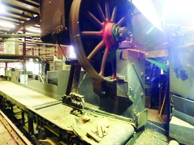 Photo #11 of SAWMILL AUCTION: 1994 NICHOLSON DEBARKER, HEADRIG & CARRIAGE, EDGERS, RESAWS, INFEED LOG HAUL & CUT OFF SAW, TIMBER SAW SYSTEM, PUSH PULL TRIMMER, CHIP SCREEN, BLOWER, FEEDER & VIBRATORY CONVEYOR & MUCH MORE - TWIN RIVERS CEDAR PRODUCTS LTD