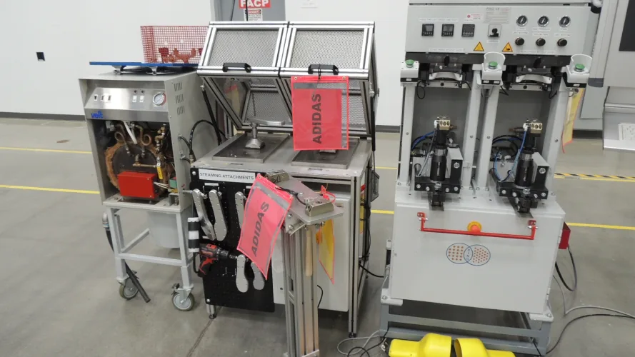 Photo #12 of STATE OF THE ART, CUTTING EDGE PRODUCTION EQUIPMENT FOR FLEXIBLE DESIGN/SMALL SERIES SHOE PRODUCTION - ADIDAS USA