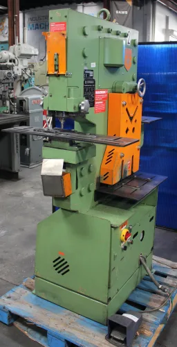 Photo #43 of FABRICATION & METALWORKING AUCTION - PRESS BRAKES, PRESSES, MILLS, CNC VERTICAL MACHINING CENTER, CNC TURING CENTER, CRANES, CRIMPING MACHINES, BULLDOZER, DRILLS, TUBE & PIPE BENDERS, GRINDERS, IRONWORKERS, LATHES, NOTCHERS, SHEARS, STRAIGHTENERS,