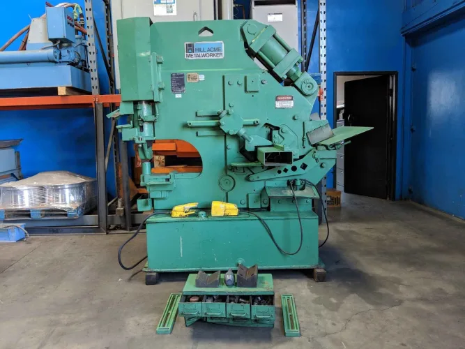 Photo #44 of FABRICATION & METALWORKING AUCTION - PRESS BRAKES, PRESSES, MILLS, CNC VERTICAL MACHINING CENTER, CNC TURING CENTER, CRANES, CRIMPING MACHINES, BULLDOZER, DRILLS, TUBE & PIPE BENDERS, GRINDERS, IRONWORKERS, LATHES, NOTCHERS, SHEARS, STRAIGHTENERS,
