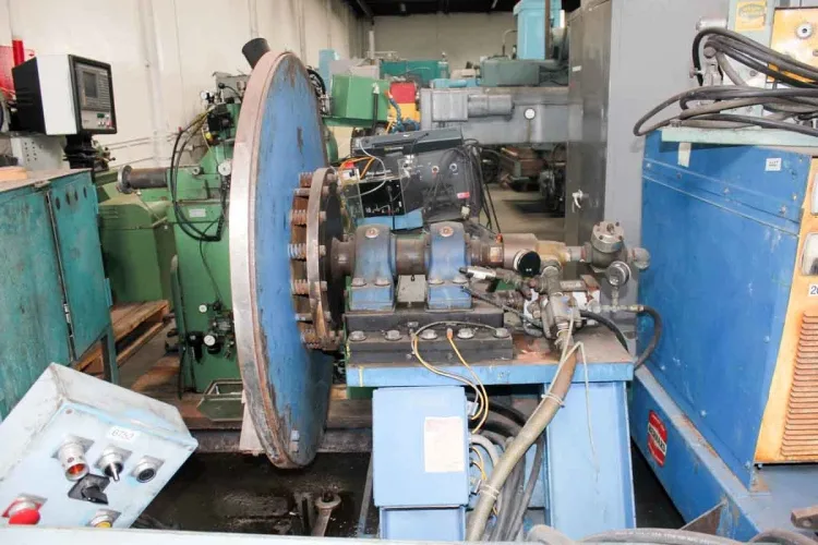 Photo #68 of FABRICATION & METALWORKING AUCTION - PRESS BRAKES, PRESSES, MILLS, CNC VERTICAL MACHINING CENTER, CNC TURING CENTER, CRANES, CRIMPING MACHINES, BULLDOZER, DRILLS, TUBE & PIPE BENDERS, GRINDERS, IRONWORKERS, LATHES, NOTCHERS, SHEARS, STRAIGHTENERS,