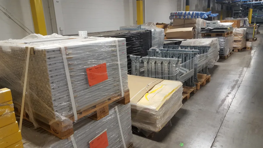 Photo #2 of SOLD - OPTIMUS SORTER TECHNOLOGY HORSESHOE-SHAPED OPTISORTER, NEVER INSTALLED & STILL CRATED ON PALLETS, PURCHASED NEW IN 2016 - SURPLUS TO THE ONGOING OPERATIONS OF HSN'S FULFILLMENT CENTER