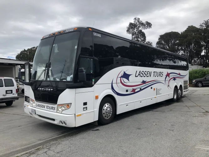 Photo #13 of SALE #2: (4) 2014-2017 PREVOST H3-45 CHARTER BUSES & (9) 2015-2018 FORD TRANSIT 350HD XLT PASSENGER VANS - LASSEN TOURS