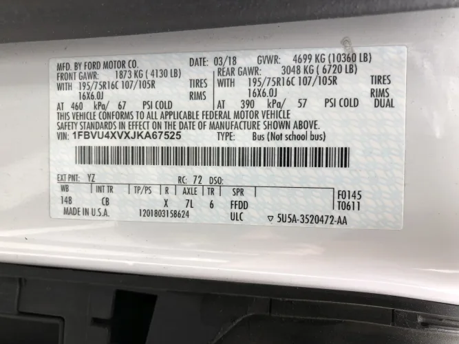 Photo #49 of SALE #2: (4) 2014-2017 PREVOST H3-45 CHARTER BUSES & (9) 2015-2018 FORD TRANSIT 350HD XLT PASSENGER VANS - LASSEN TOURS