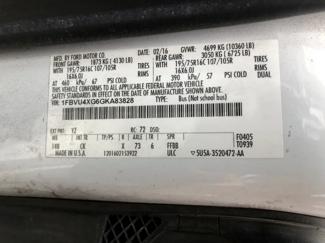 Photo #61 of SALE #2: (4) 2014-2017 PREVOST H3-45 CHARTER BUSES & (9) 2015-2018 FORD TRANSIT 350HD XLT PASSENGER VANS - LASSEN TOURS