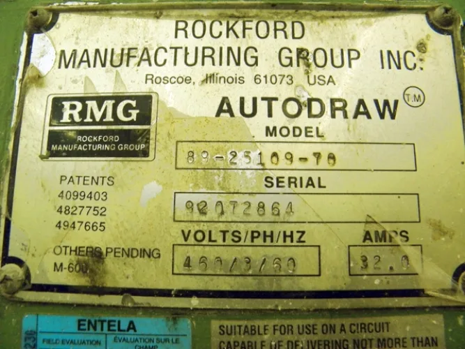 Photo #161 of NO LONGER REQUIRED EQUIPMENT FROM THE CONTINUING OPERATIONS OF WINDSOR MACHINE & STAMPING 2009 LTD