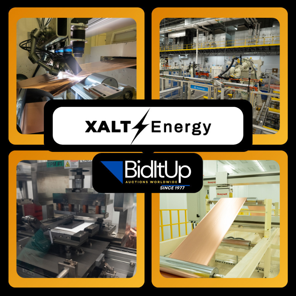Xalt Energy - Auction #7 - Complete Lithium-Ion Battery Manufacturing and Equipment for EV and ESS Applications